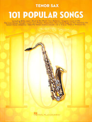 101 Popular Songs Tenor Sax Book cover Thumbnail